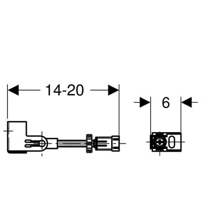 Geberit 111.835.00.1 - Σετ στερέωσης Duofix για τοίχο, 2 τεμ.