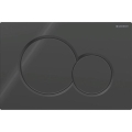 Geberit 115.770.DW.5 - Πλήκτρο έκπλυσης Sigma01 Round 24,6x16,4 cm μαύρο