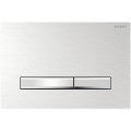 Geberit 115.788.GH.2 - Πλακέτα έκπλυσης Sigma50 24,6x16,4 cm ματ χρώμιο
