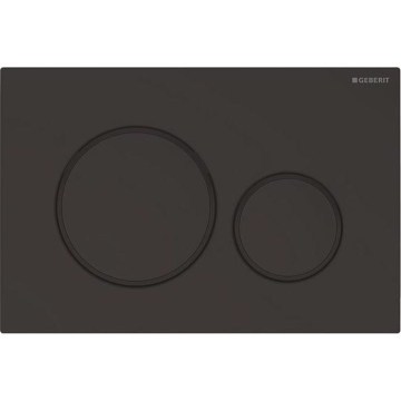 Geberit 115.882.16.1 - Πλήκτρο έκπλυσης Sigma20 24,6x16,4 cm ματ μαύρο