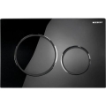 Geberit 115.882.DW.1 - Πλακέτα ενεργοποίησης Sigma20 24,6x16,4 cm μαύρη