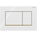 Geberit 115.883.KK.1 - Πλακέτα ενεργοποίησης Sigma30 24,6x16,4 εκ. λευκό/χρυσό