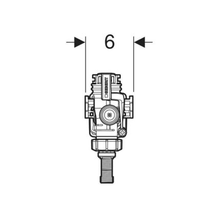 Geberit 240.705.00.5 - Βαλβίδα πλήρωσης για καζανάκια επιφανειακής τοποθέτησης Τύπος 383