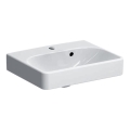 Geberit 500.222.01.1 - Επιτοίχιος νιπτήρας Smyle Square 45x36 cm κεραμικός/λευκός