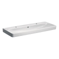Geberit 500.253.01.1 - Επιτοίχιος διπλός νιπτήρας Smyle Square 120x48 cm κεραμικός/λευκός