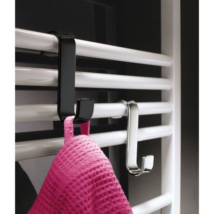 Gedy - Άγκιστρο μπάνιου μαύρο/θερμοπλαστικό