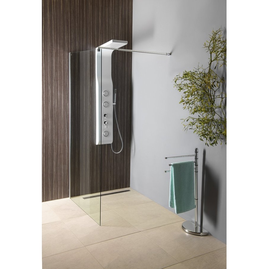 Gedy - Καλόγερος μπάνιου HIBISCUS 90,5 cm γυαλιστερό χρώμιο