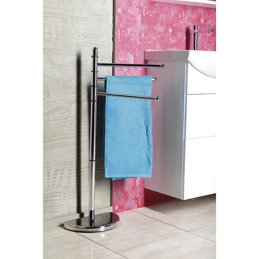 Gedy - Καλόγερος μπάνιου HIBISCUS 90,5 cm γυαλιστερό χρώμιο