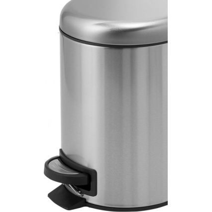 Gedy - Κάδος απορριμμάτων POTTY 3 l με μαλακό κλείσιμο, από ανοξείδωτο ατσάλι