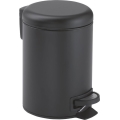 Gedy - Κάδος απορριμμάτων POTTY 5 l με μαλακό κλείσιμο, ματ μαύρο