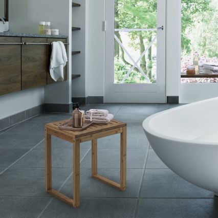 Gedy - Κάθισμα μπάνιου HIMALAYA 39,5x44,3 cm μπαμπού