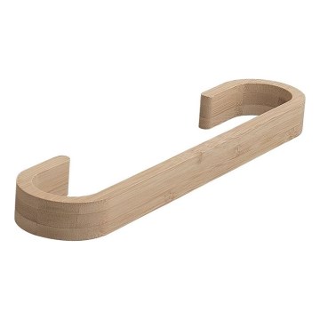 Gedy - Κρεμάστρα τοίχου για πετσέτες HIMALAYA 7x30 cm μπαμπού/μπεζ