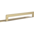 Gedy - Ράφι με κρεμάστρα για πετσέτες CLEO 50 cm, ματ χρυσό