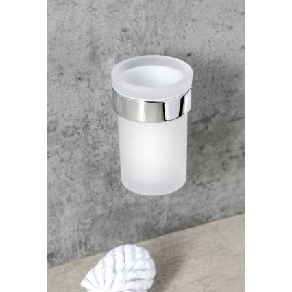 Gedy - Πιγκάλ μπάνιου PIRENEI γυαλιστερό χρώμιο/Γυαλί σατινέ