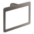 Gedy - Επιτοίχια κρεμάστρα για πετσέτες PIRENEI 15x23 cm σε μεταλλικό γκρι