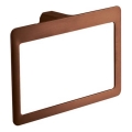 Gedy - Επιτοίχια κρεμάστρα για πετσέτες PIRENEI 15x23 cm μπρονζέ