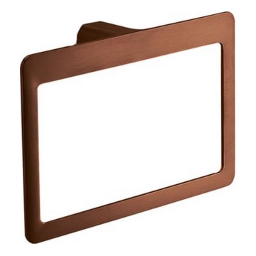 Gedy - Επιτοίχια κρεμάστρα για πετσέτες PIRENEI 15x23 cm μπρονζέ