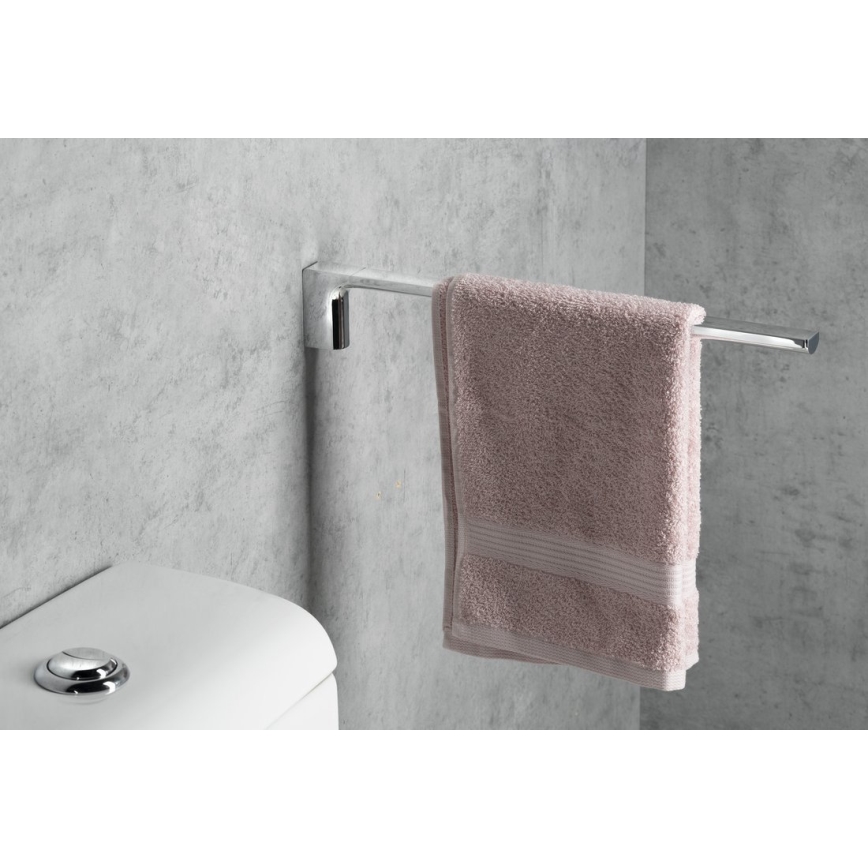 Gedy - Επιτοίχια κρεμάστρα για πετσέτες PIRENEI 6,6x41 cm σε γυαλιστερό χρώμιο