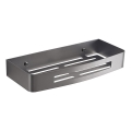 Gedy - Επιτοίχιο ράφι για ντους SMART 30x12,8 cm μεταλλικό γκρι