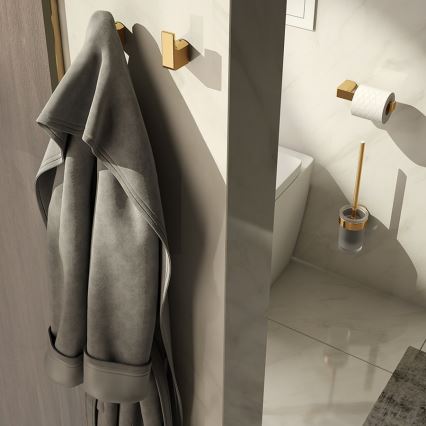 Gedy - Βάση για χαρτί υγείας PIRENEI, χρυσή