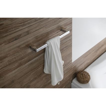 Gedy - Επιτοίχια πετσετοθήκη PIRENEI 6,6x35 cm γυαλιστερό χρώμιο