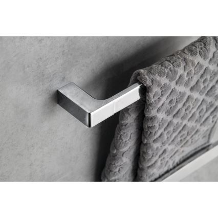 Gedy - Επιτοίχια πετσετοθήκη PIRENEI 6,6x60 cm γυαλιστερό χρώμιο