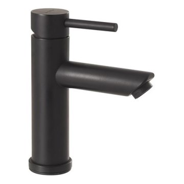 Gedy - Μπαταρία νιπτήρα GARDA 18 cm ματ μαύρη
