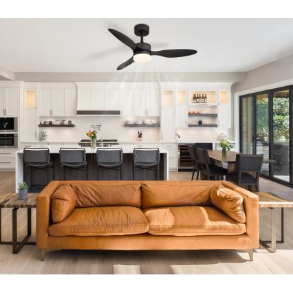 Globo - LED ρυθμιζόμενος οροφής ανεμιστήρας LED/20W/230V 2700-6500K + τηλεχειριστήριο