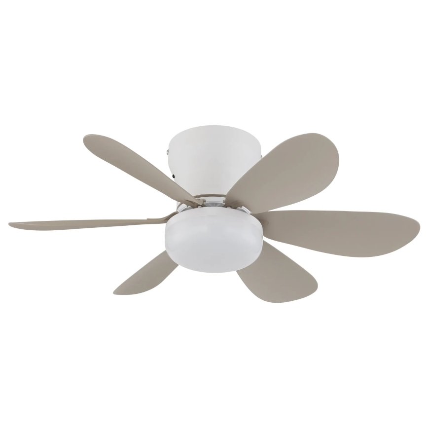 Globo - Ρυθμιζόμενος ανεμιστήρας οροφής LED/5W/230V 2700-6500K μπεζ + τηλεχειριστήριο