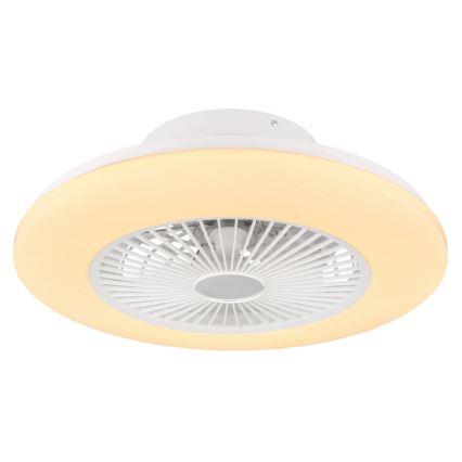 Globo - LED Dimmable φωτιστικό οροφής με ανεμιστήρα LED/30W/230V 3000-6500K + τηλεχειριστήριο