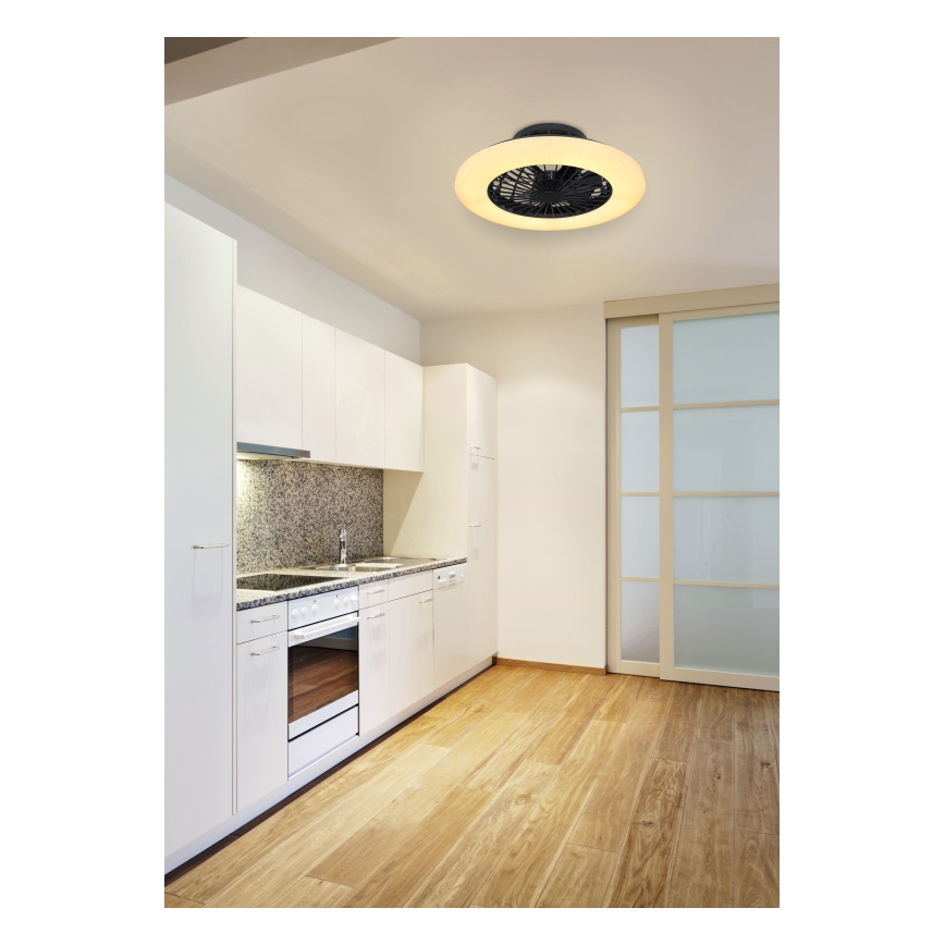 Globo - LED φωτιστικό οροφής με ανεμιστήρα LED/30W/230V 3000-6500K + τηλεχειριστήριο