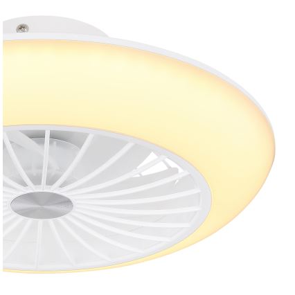 Globo 03632W - Φωτιστικό οροφής με ανεμιστήρα LAFEE LED/18W/230V
