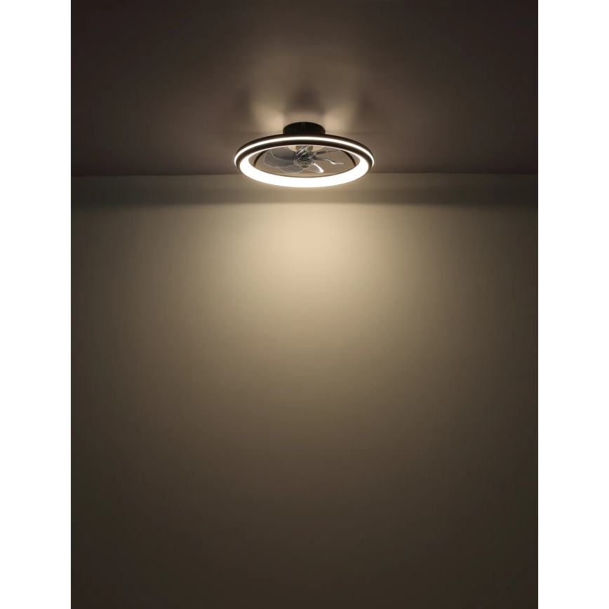 Globo - Ρυθμιζόμενος οροφής ανεμιστήρας LED/40W/230V 3000-6500K με τηλεχειριστήριο