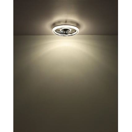 Globo - Ρυθμιζόμενο LED οροφής ανεμιστήρας LED/30W/230V 2700-6000K + τηλεχειριστήριο