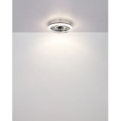 Globo - Ρυθμιζόμενο LED οροφής ανεμιστήρας LED/30W/230V 2700-6000K + τηλεχειριστήριο