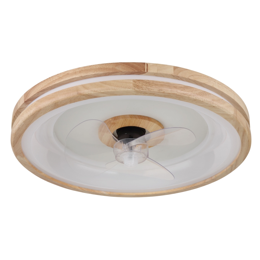 Globo - LED Φωτιστικό οροφής dimmable με ανεμιστήρα LED/30W/230V 2700-6500K καφέ + τηλεχειριστήριο