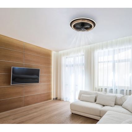 Globo - Ανεμιστήρας οροφής LED με ρύθμιση φωτεινότητας LED/32W/230V 2700-6500K + τηλεχειριστήριο