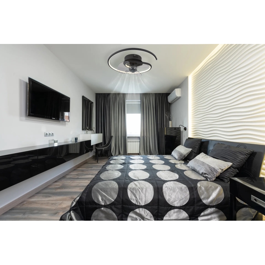 Globo - Ρυθμιζόμενο LED οροφής ανεμιστήρας LED/30W/230V 2700-6500K + τηλεχειριστήριο
