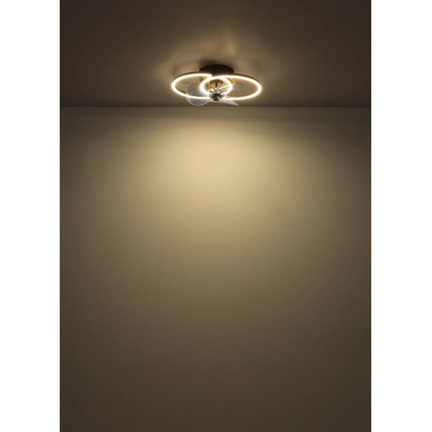 Globo - Ρυθμιζόμενο LED οροφής ανεμιστήρας LED/24W/230V 2700-6500K + τηλεχειριστήριο