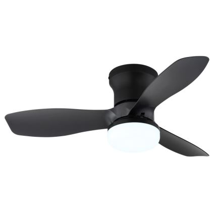 Globo - Ρυθμιζόμενος ανεμιστήρας οροφής LED/15W/230V 2700-6500K μαύρος + τηλεχειριστήριο