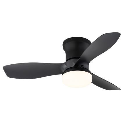 Globo - Ρυθμιζόμενος ανεμιστήρας οροφής LED/15W/230V 2700-6500K μαύρος + τηλεχειριστήριο