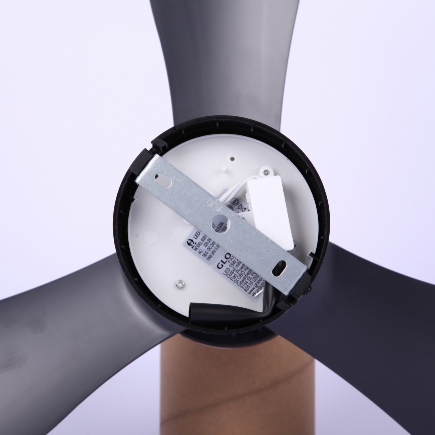 Globo - Ρυθμιζόμενος ανεμιστήρας οροφής LED/15W/230V 2700-6500K μαύρος + τηλεχειριστήριο