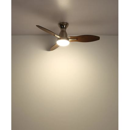 Globo - LED ρυθμιζόμενος οροφής ανεμιστήρας LED/22W/230V 3000/4500/6000K + τηλεχειριστήριο
