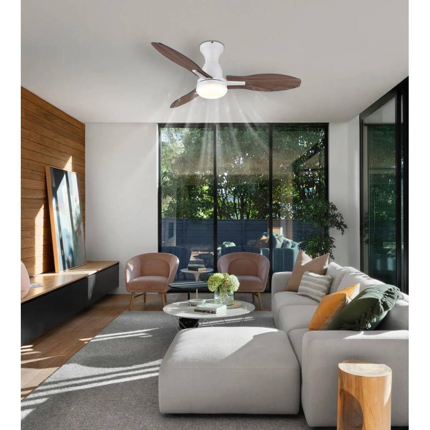 Globo - LED ρυθμιζόμενος οροφής ανεμιστήρας LED/22W/230V 3000/4500/6000K + τηλεχειριστήριο