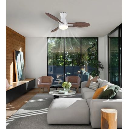 Globo - LED ρυθμιζόμενος οροφής ανεμιστήρας LED/22W/230V 3000/4500/6000K + τηλεχειριστήριο
