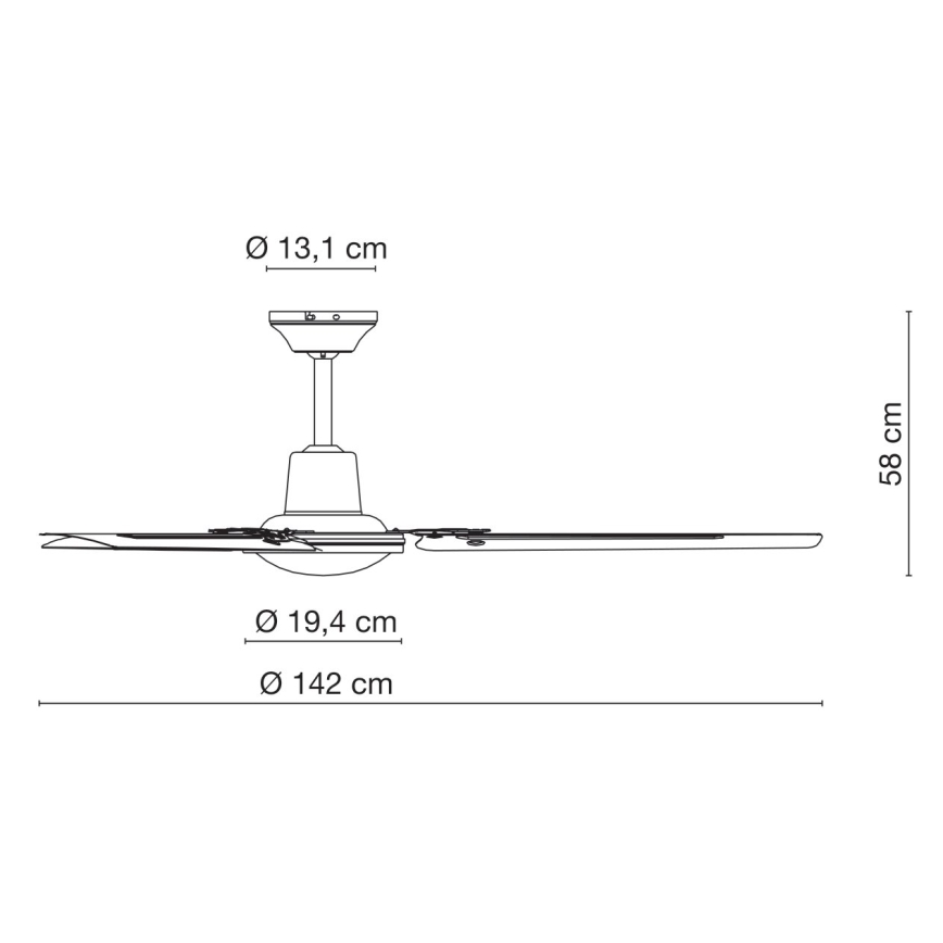 Globo 03806 - Ανεμιστήρας οροφής FERRO