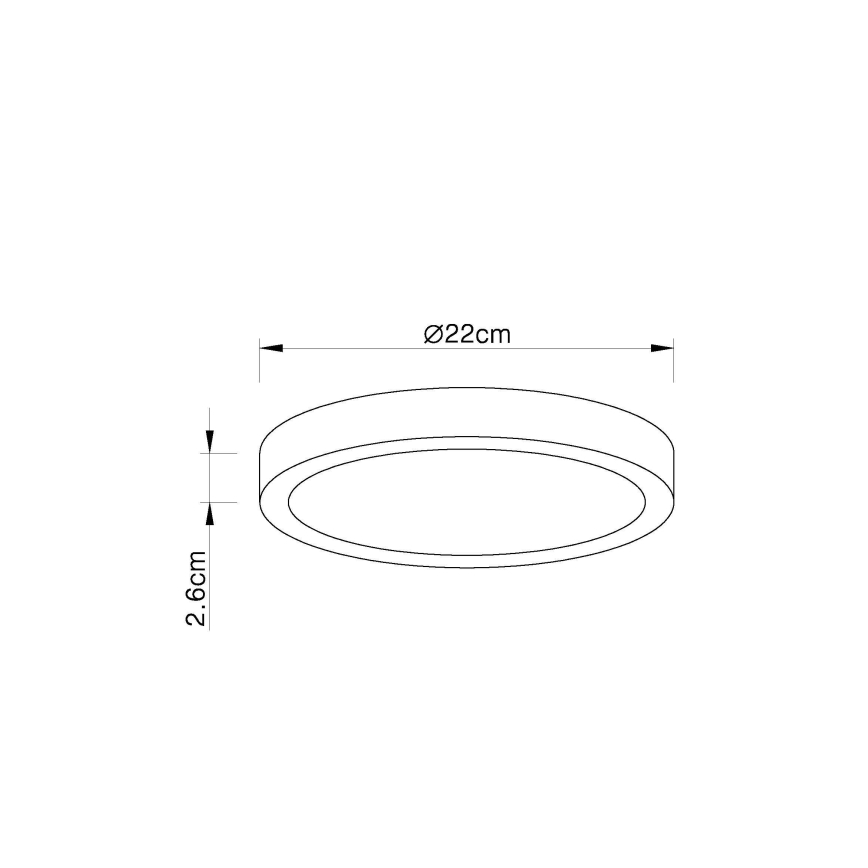 Globo - Φωτιστικό οροφής LED Dimmable LED/28W/230V