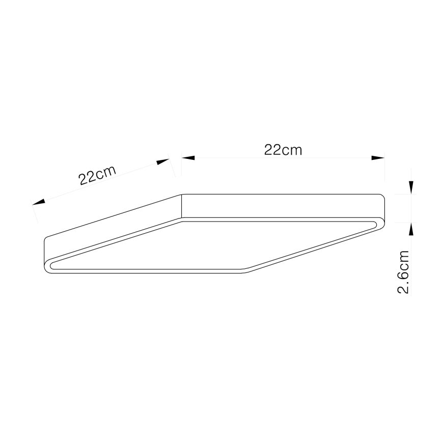 Globo - LED Dimmable φωτιστικό οροφής LED/28W/230V