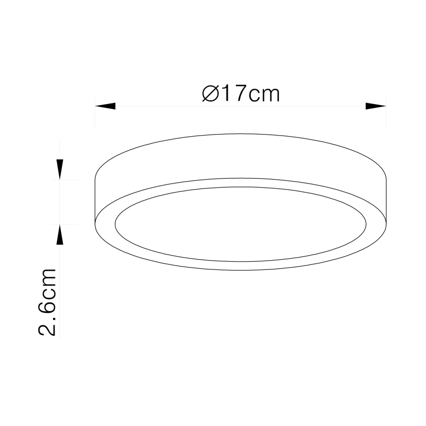 Globo - Φωτιστικό οροφής LED LED/22W/230V