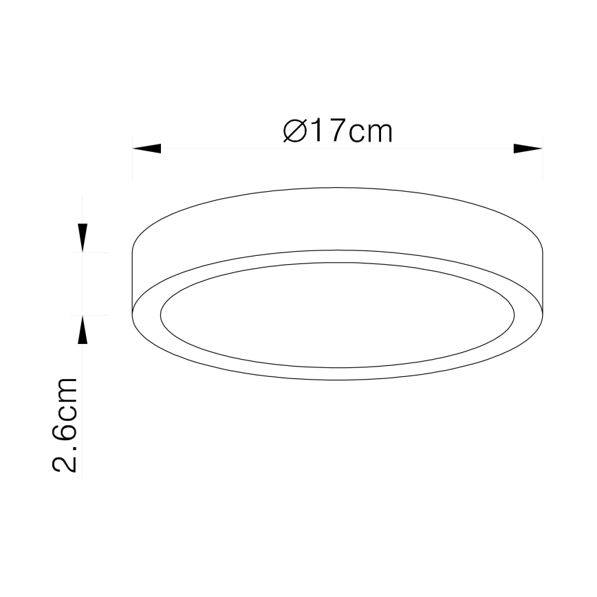 Globo - Ρυθμιζόμενο LED φωτιστικό οροφής LED/22W/230V